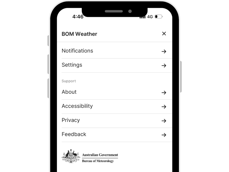 BOM Weather App - Notifications