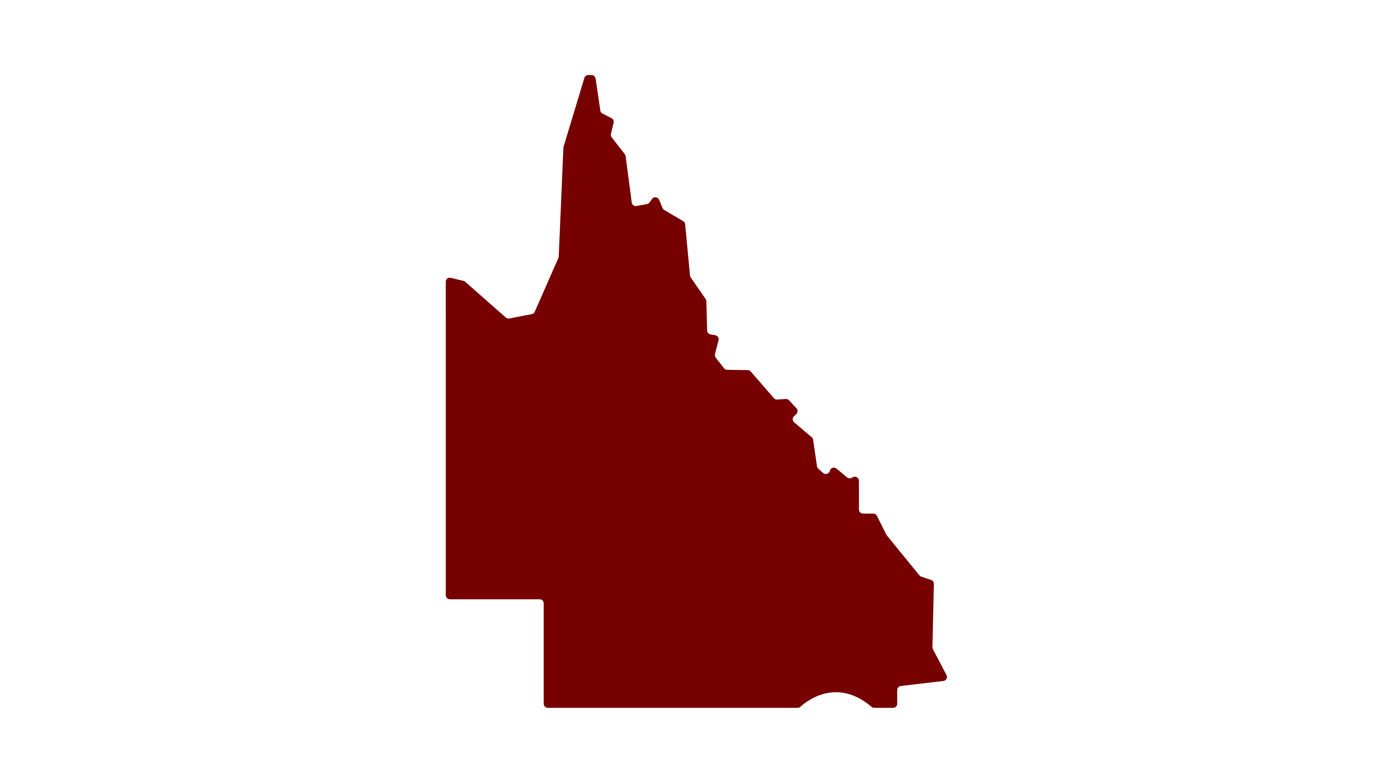 Map of QLD