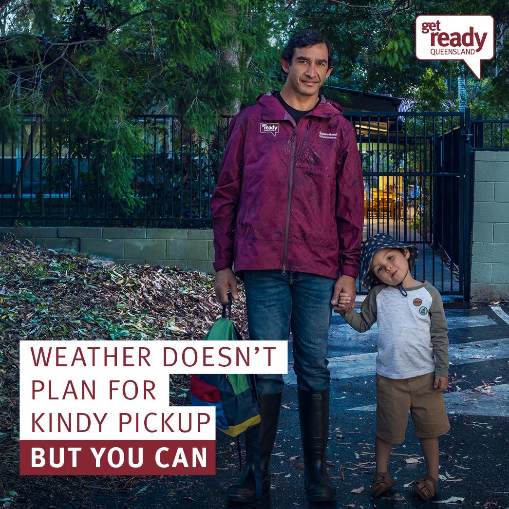 Weather doesn't plan but you can - kindy with Johnathan Thurston