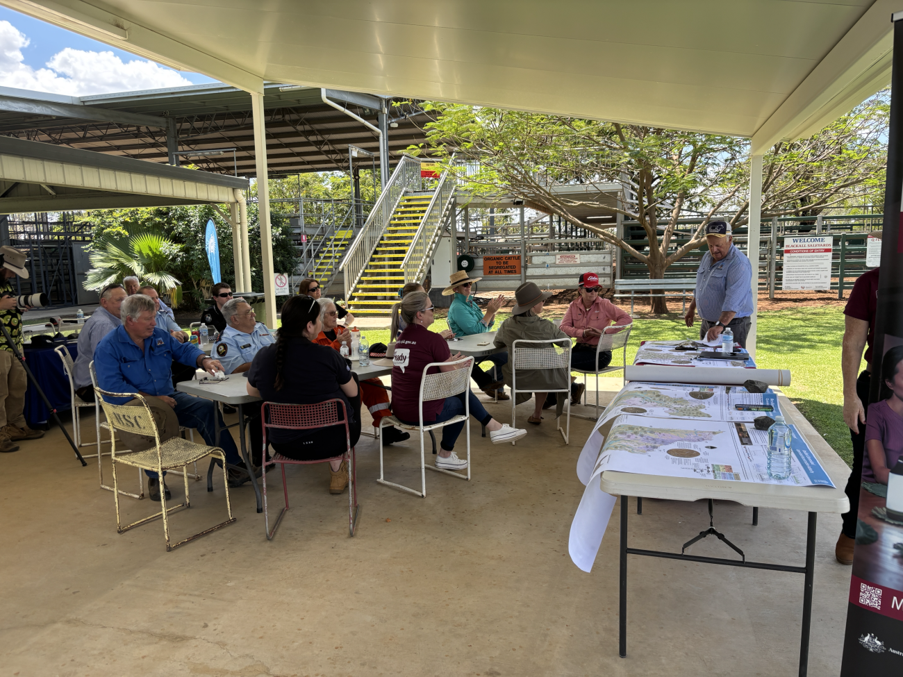 Industry Roundtable at Cattle Sale Yard