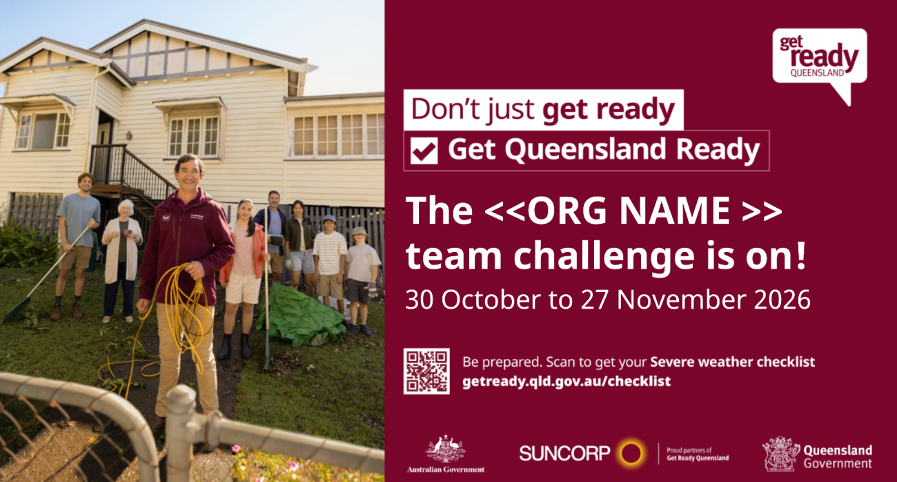Get Ready @ Work promotional poster mock up