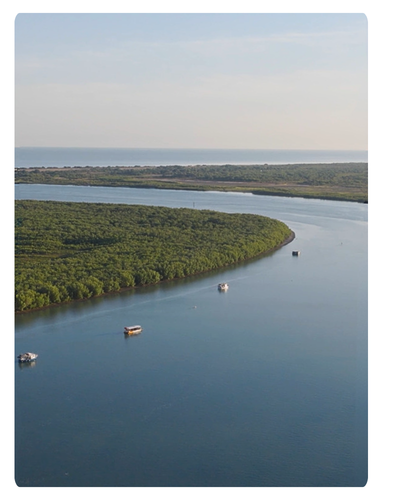 Karumba from the air