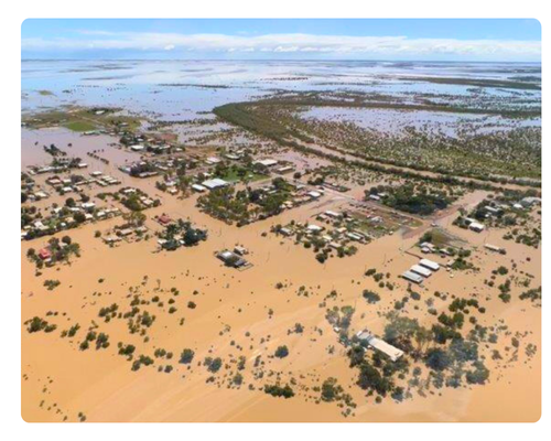 Burketown in flood 2023