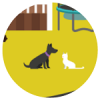 Domestic animals icon