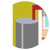 Water tank icon