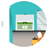 Medical kit icon