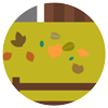 Leaf litter icon