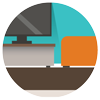 Lounge room icon