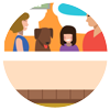 Pets and children icon