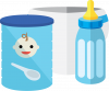 Baby supplies icon