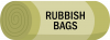 Rubbish bags icon