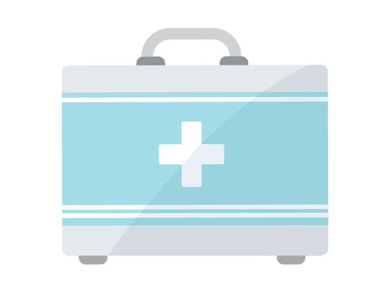 First aid kit icon