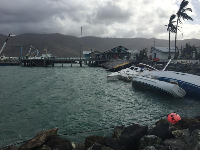 Storm Surge in Whitsunday in Queensland