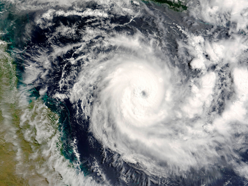 Tropical Cyclone Ingrid in the Coral Sea