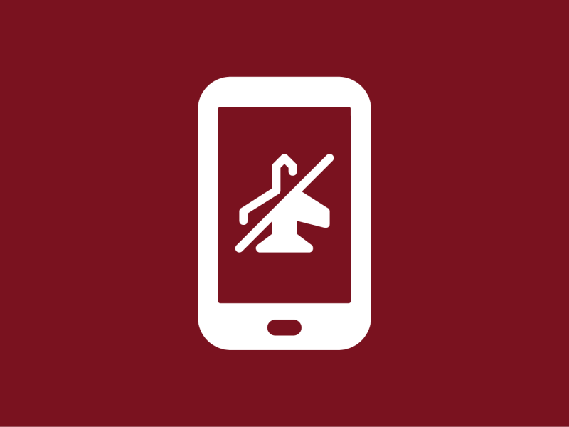 QR CODE AVOID AIRPLANE MODE