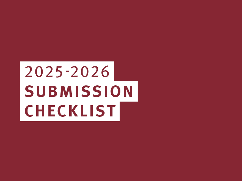 GRQ Submission Checklist 2025-26