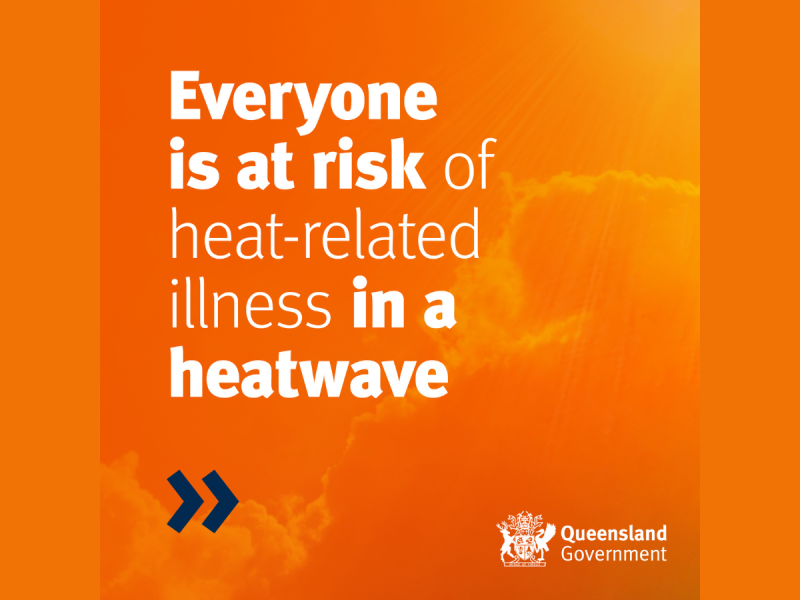 Heatwave asset - everyone is at risk of heat-related illness in a heatwave