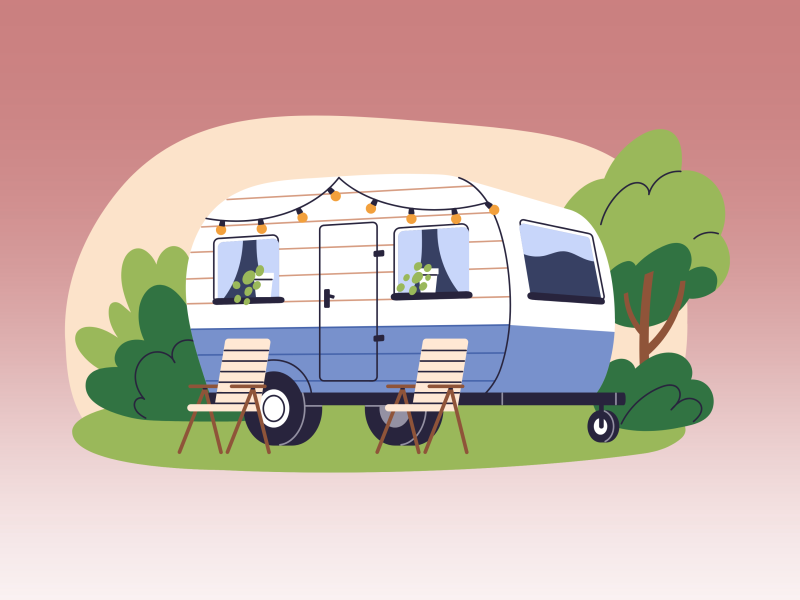 Tourism, Caravan, Camping