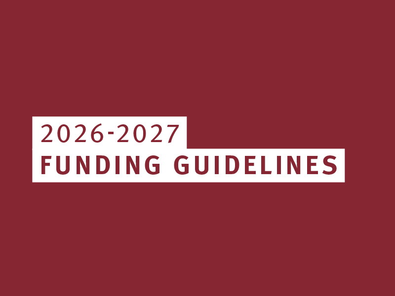 2026 Funding Guidelines